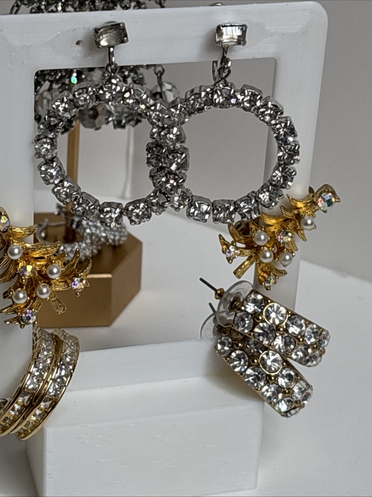 Vintage ALL Signed Rhinestone Jewelry Lot Weiss, Carnegie, Sterling, Madewell