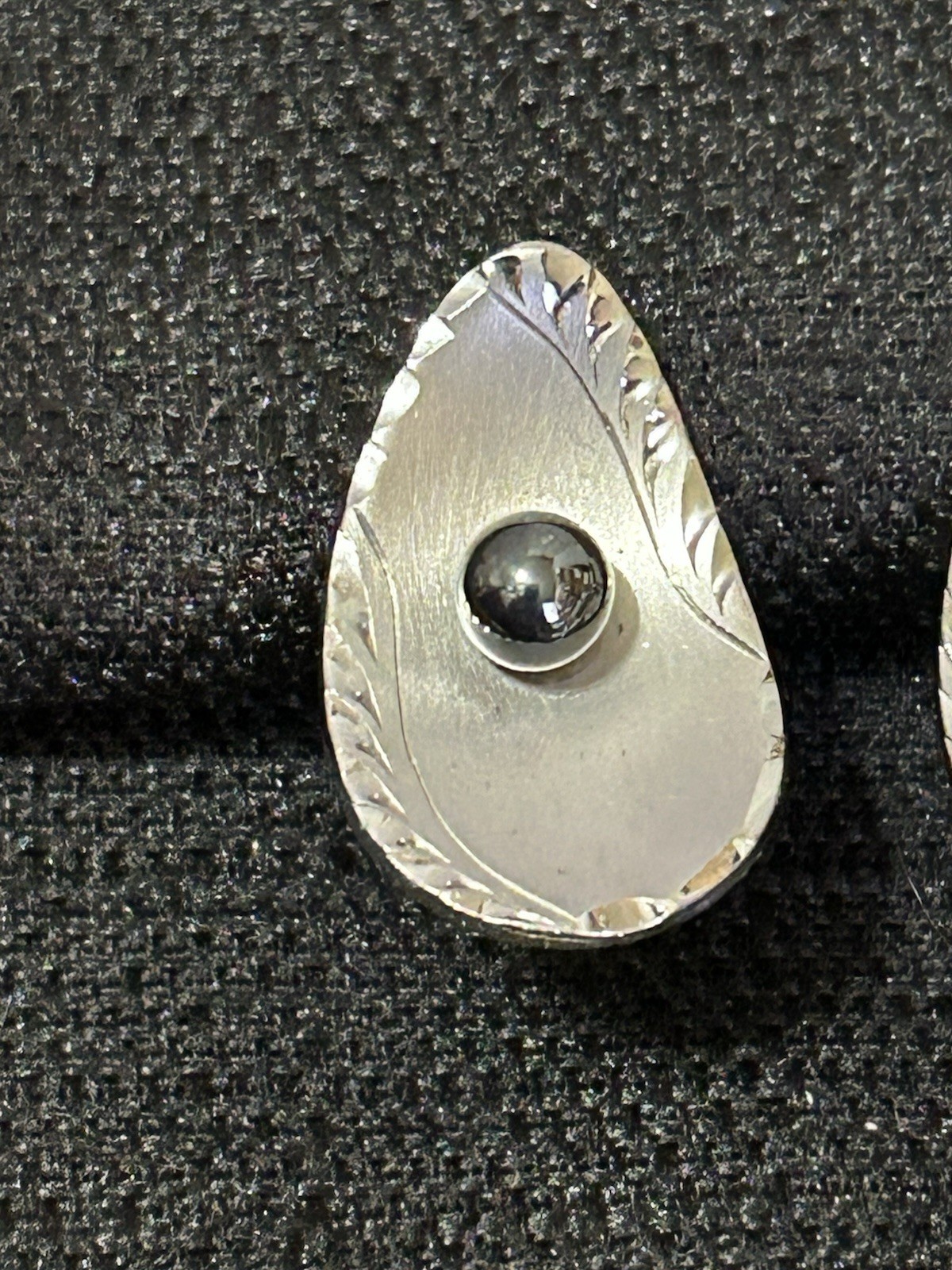 Vintage 925 Sterling Silver Classic Set Cuff Links & Tie Clip ~ Signed STERLING