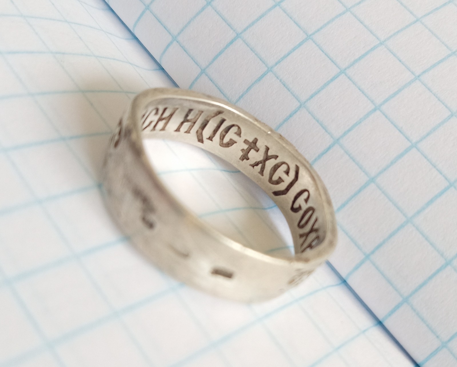 Vintage Beautiful Ring Sterling Silver 925 Golg 375 test Women Jewelry size 7.25