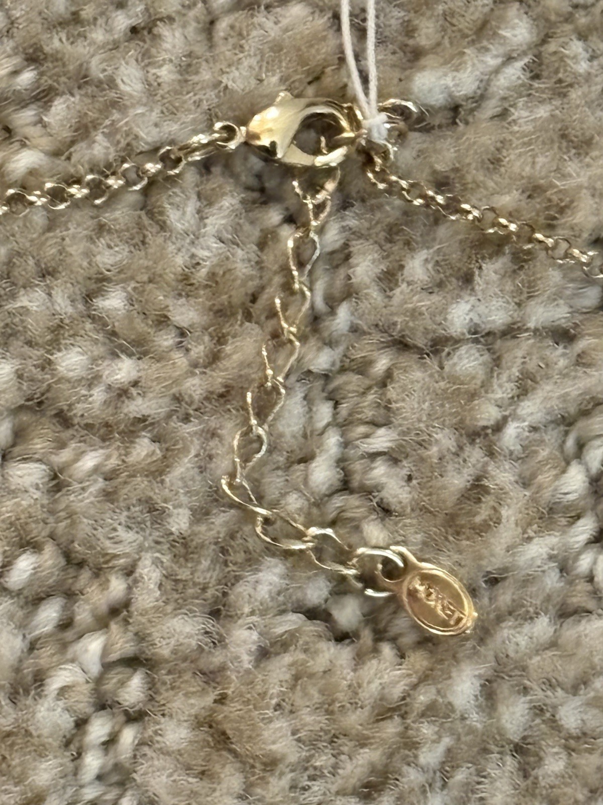 Monet Festoon Necklace Gold Tone, Faux Pearl Victorian Revival Design 15”