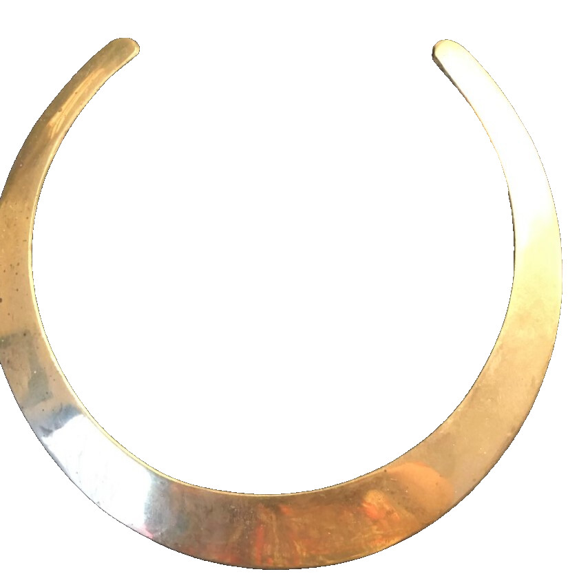 VintageTorque Plain Golden Collar choker design Egyptian Style for petite neck