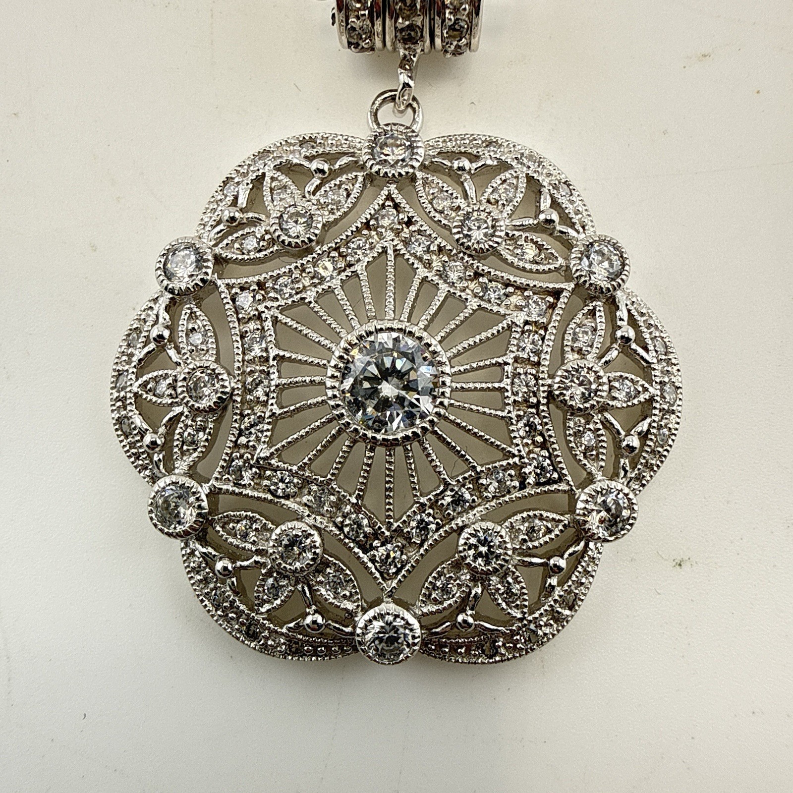 Joseph Esposito Necklace Art Deco Sterling Silver Magnetic Interchangeable 925
