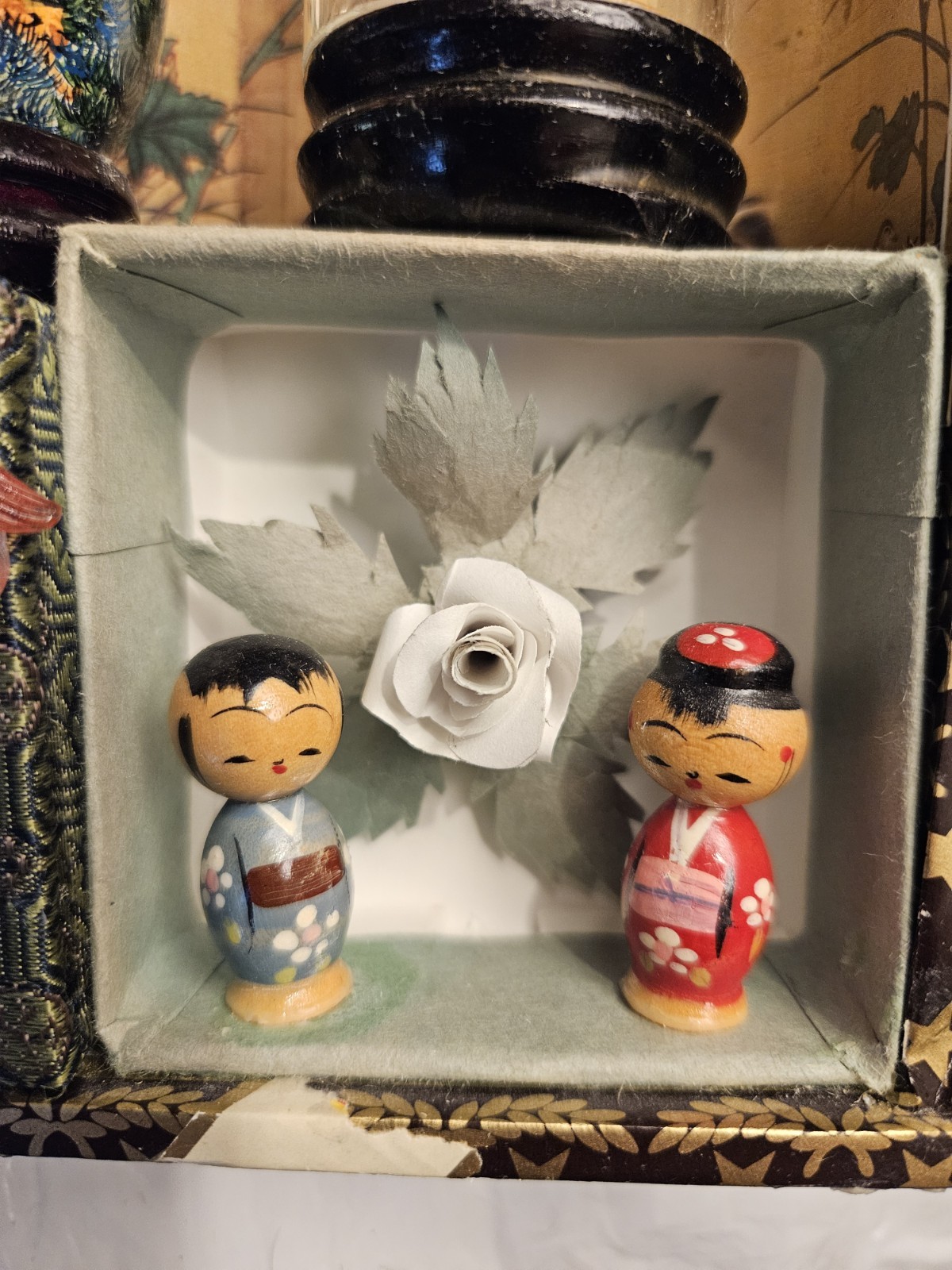 Vintage Mixed Lot Dolls, Figurines, Earrings, Decor – Ceramic, Wood, Glass