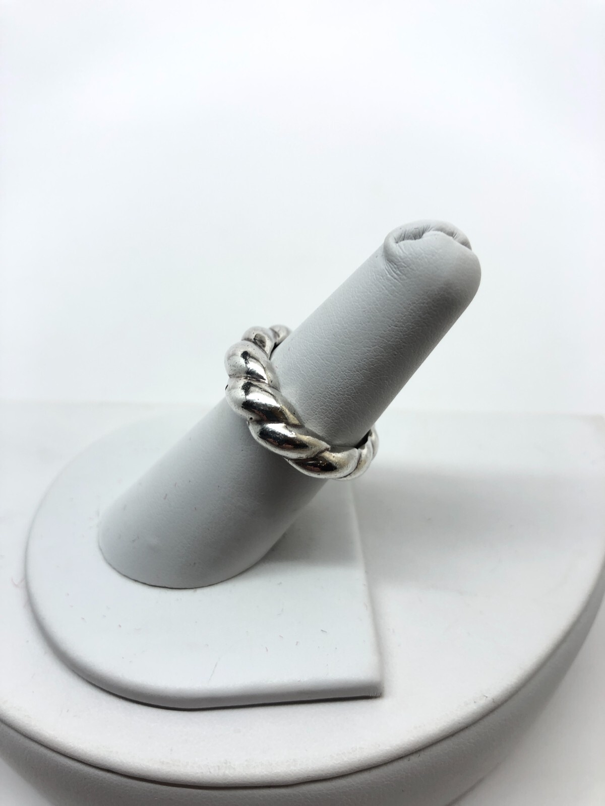 Vintage Sterling silver Twist ring Ladies sz 6 1/2 5.4 g