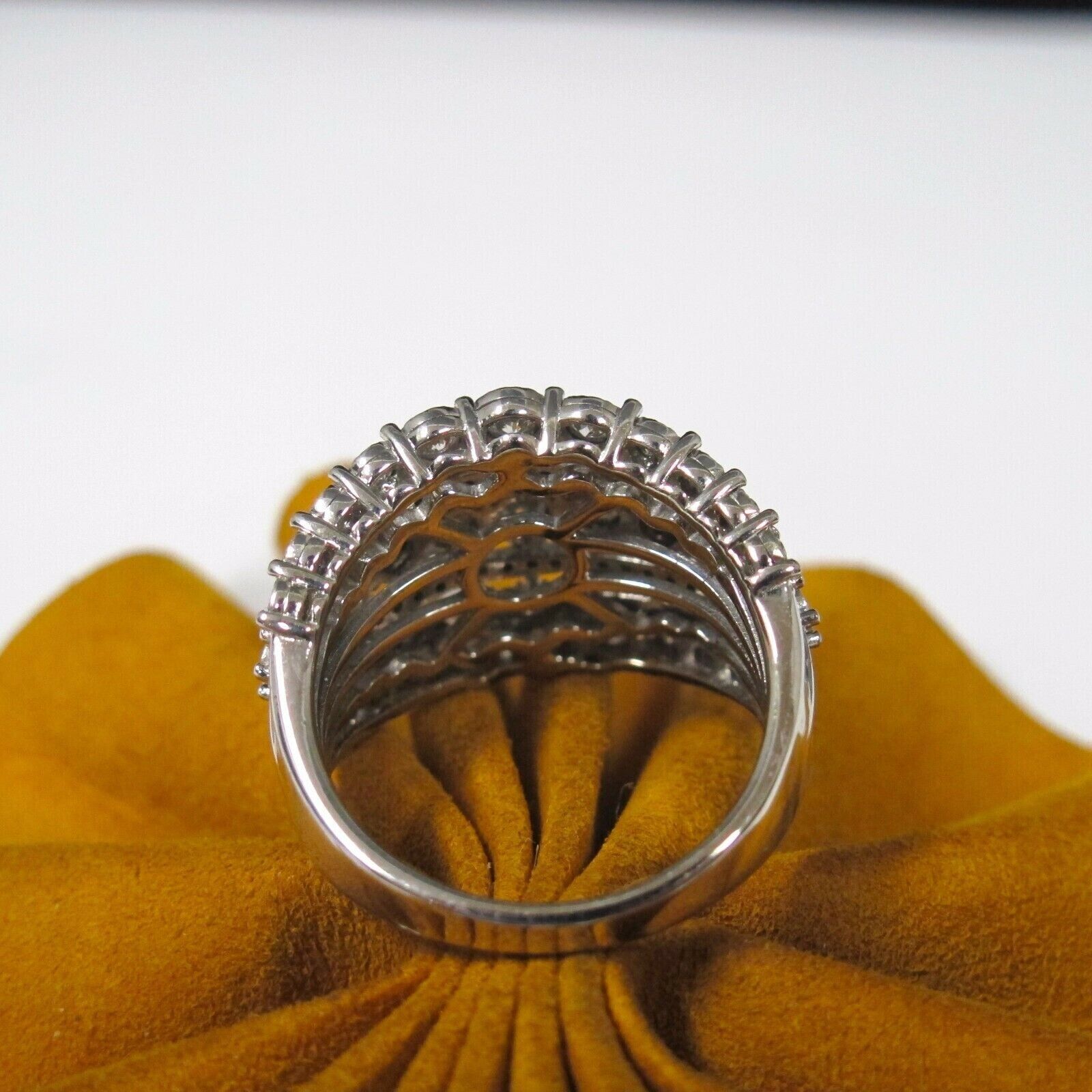 2 CTW White Round Cut Simulated Diamond Classic Huge Wedding Ring In 925 Silver