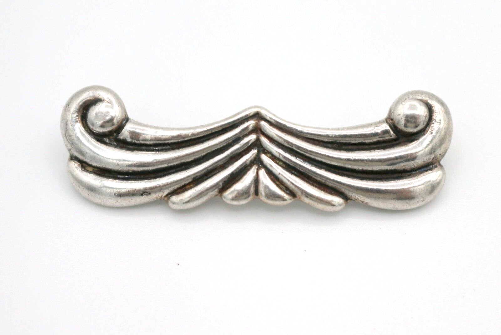 Vintage Los Castillo Sterling Silver 925 Taxco Mexico Modernist Pin Brooch 9.3g