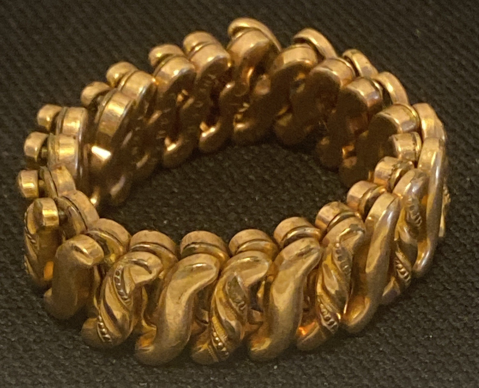 DFB Co Carmen Womens Sweetheart Expansion Bracelet Gold Filled For Small Wrist.