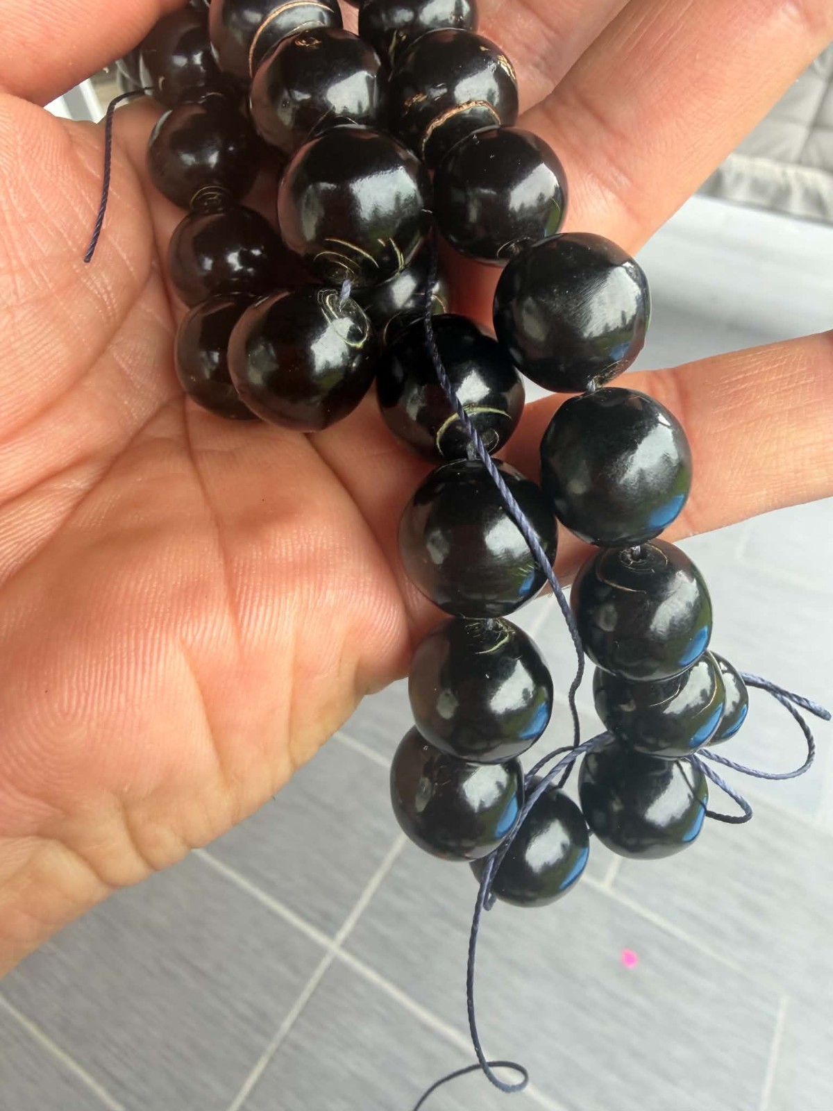 black coral necklace vintage