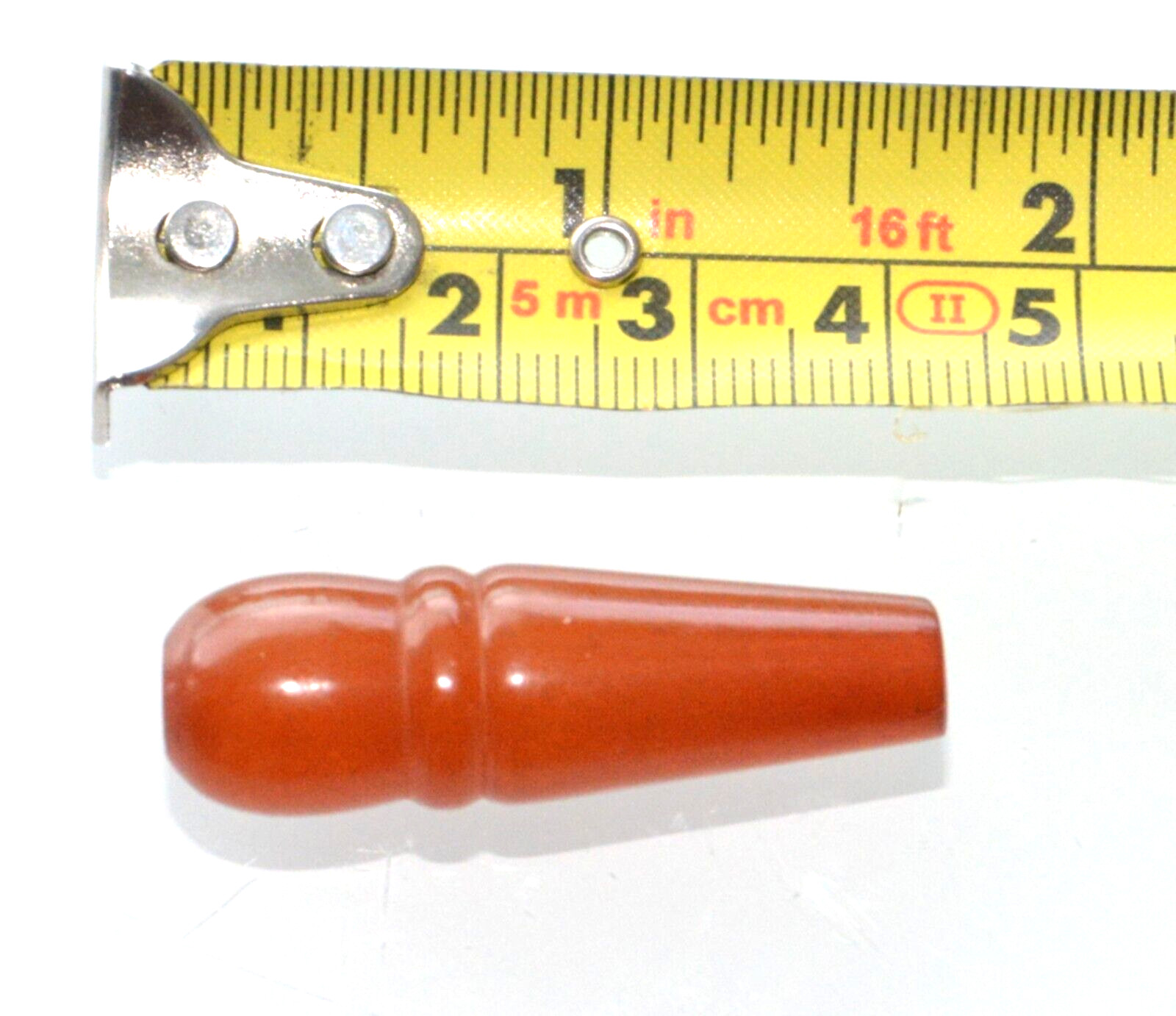 1970 RUSSIAN SOVIET BALTIC AMBER TIP TYPE ROSARY NECKLACE 琥珀 BEAD STONE ROCK PIN