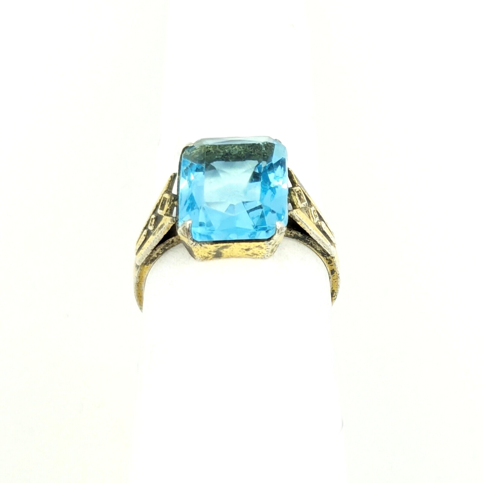 Vintage Luxury Soviet Silver RING ⭐875 stamp Star USSR size: 8US (18.5mm) | #100