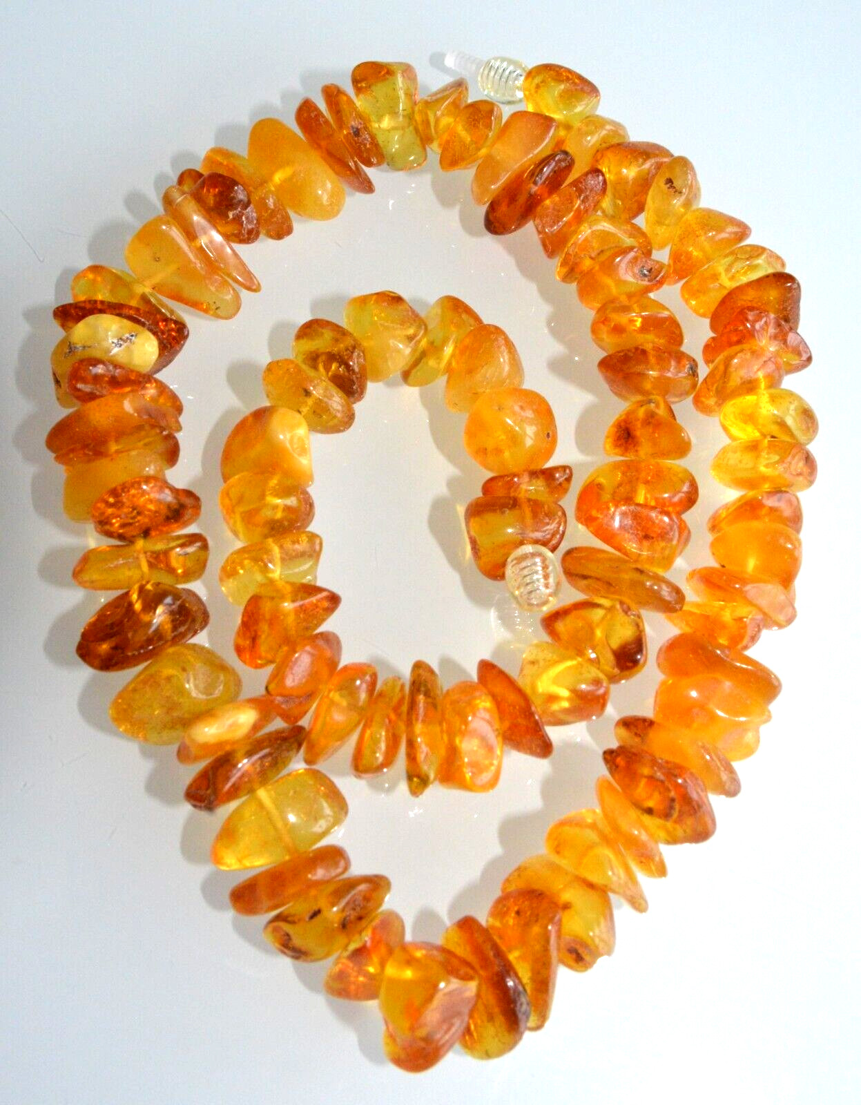 54gr RUSSIAN SOVIET BALTIC AMBER BEAD NECKLACE 琥珀 BRACELET STONE PENDANT EARRING