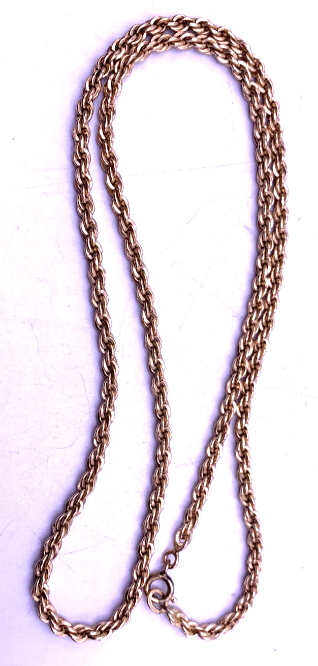 Vintage WINARD’S 12k gold filled 24″ chain necklace 24.7 grams