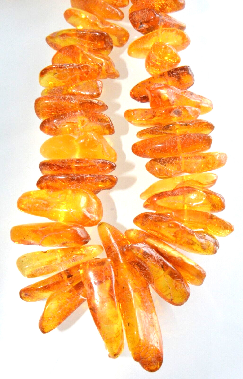 72gr RUSSIAN SOVIET BALTIC AMBER BEAD NECKLACE 琥珀 BRACELET STONE PENDANT EARRING