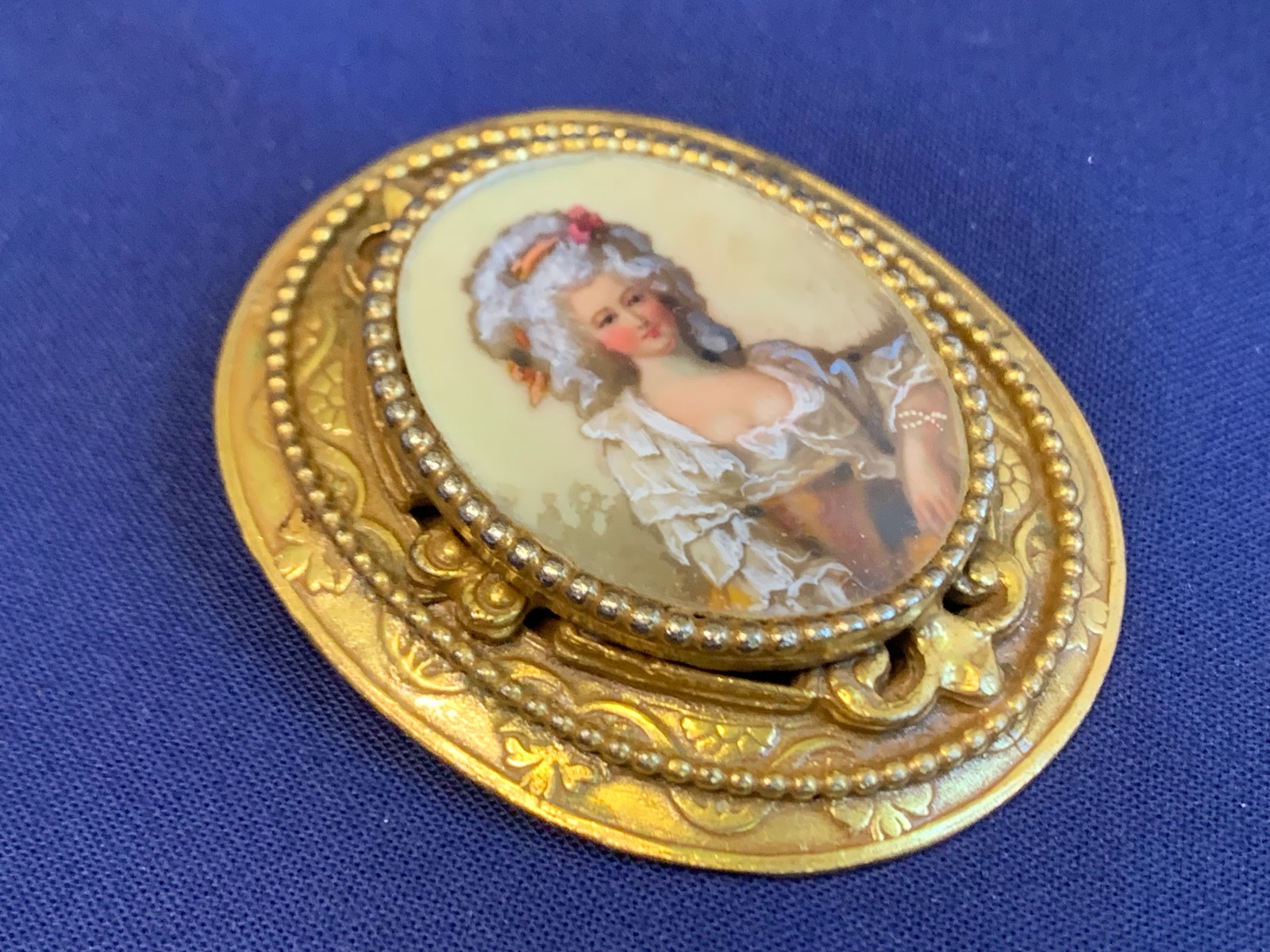 Vtg Original by Robert Pin / Pendant Combo Costume Jewelry Portrait Brooch