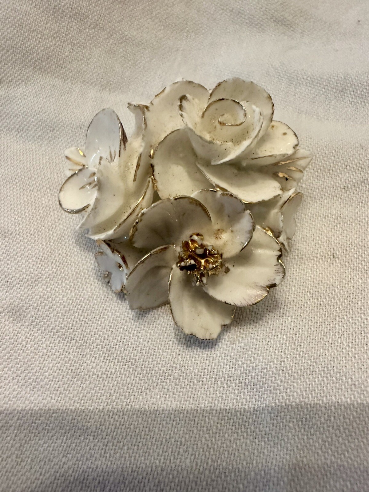 Vintage Coal Brooks Bone China Brooch – Made in England