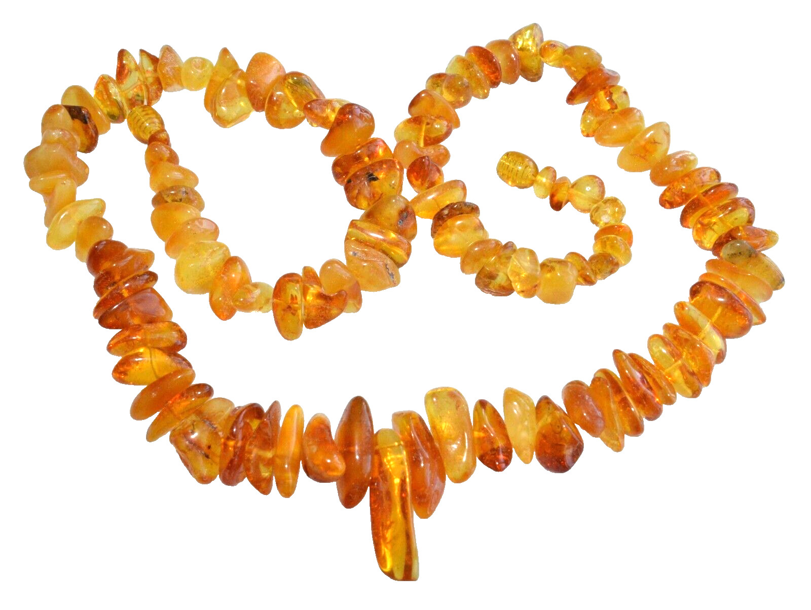 ✅54cm = 34gr RUSSIAN SOVIET BALTIC AMBER BEAD NECKLACE 琥珀 BRACELET STONE PENDANT