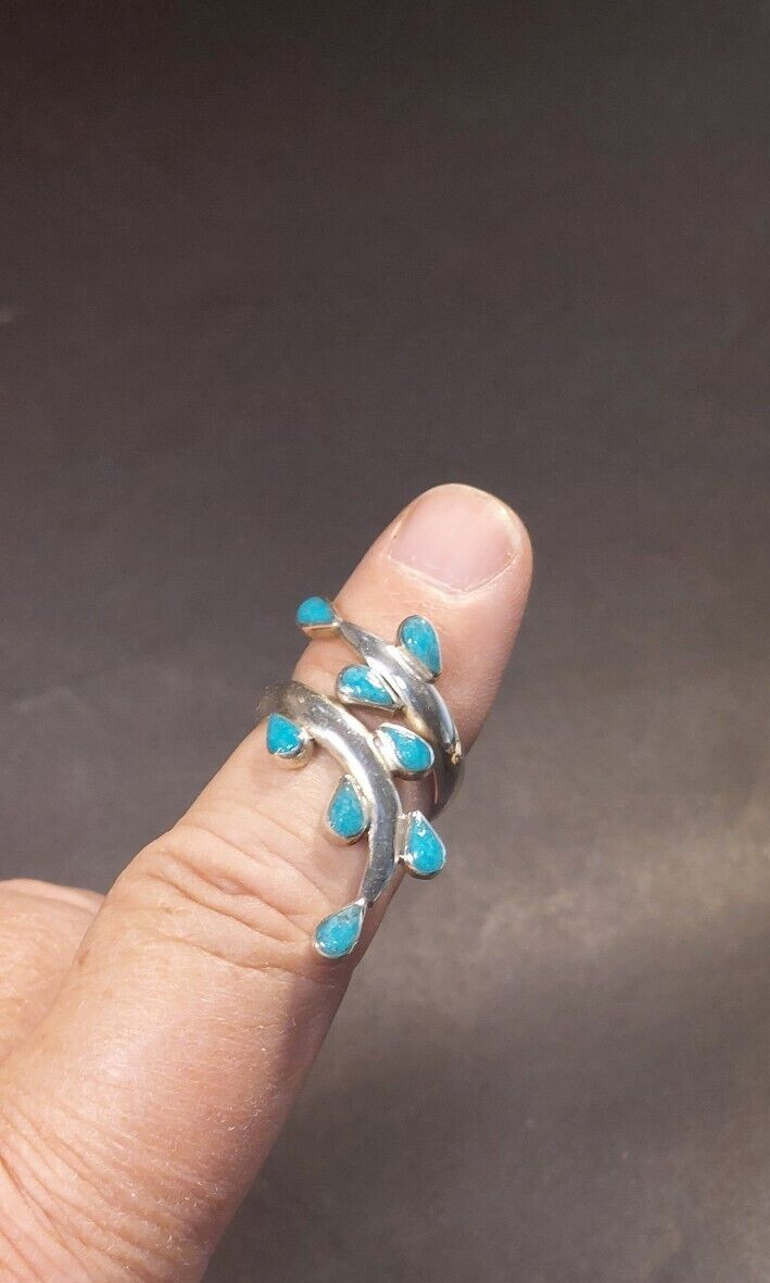Turquoise .925 Dominique Dinouart Ring Size 8