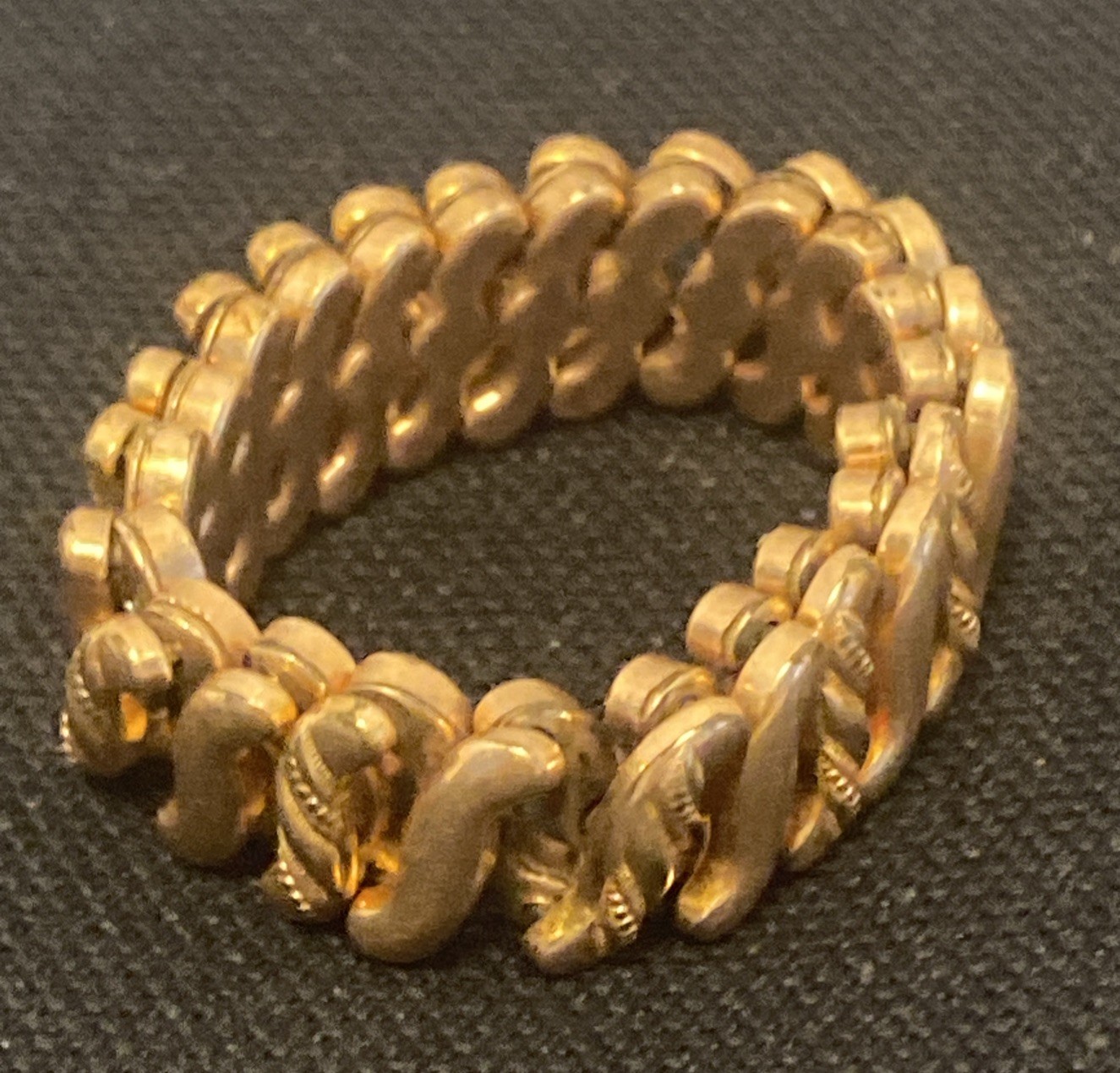 DFB Co Carmen Womens Sweetheart Expansion Bracelet Gold Filled For Small Wrist.