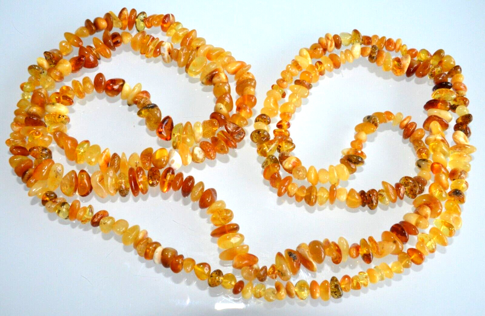 ✅135 cm=46gr RUSSIAN SOVIET BALTIC AMBER BEAD NECKLACE 琥珀 BRACELET STONE PENDANT