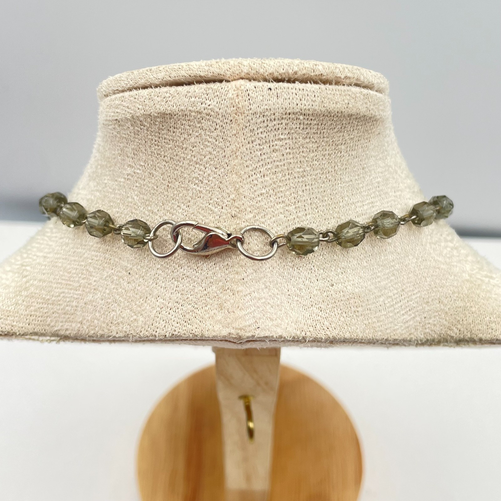 Vintage 90s Glass Beaded Y-Necklace Statement Women’s Classic Fashion Jewelry