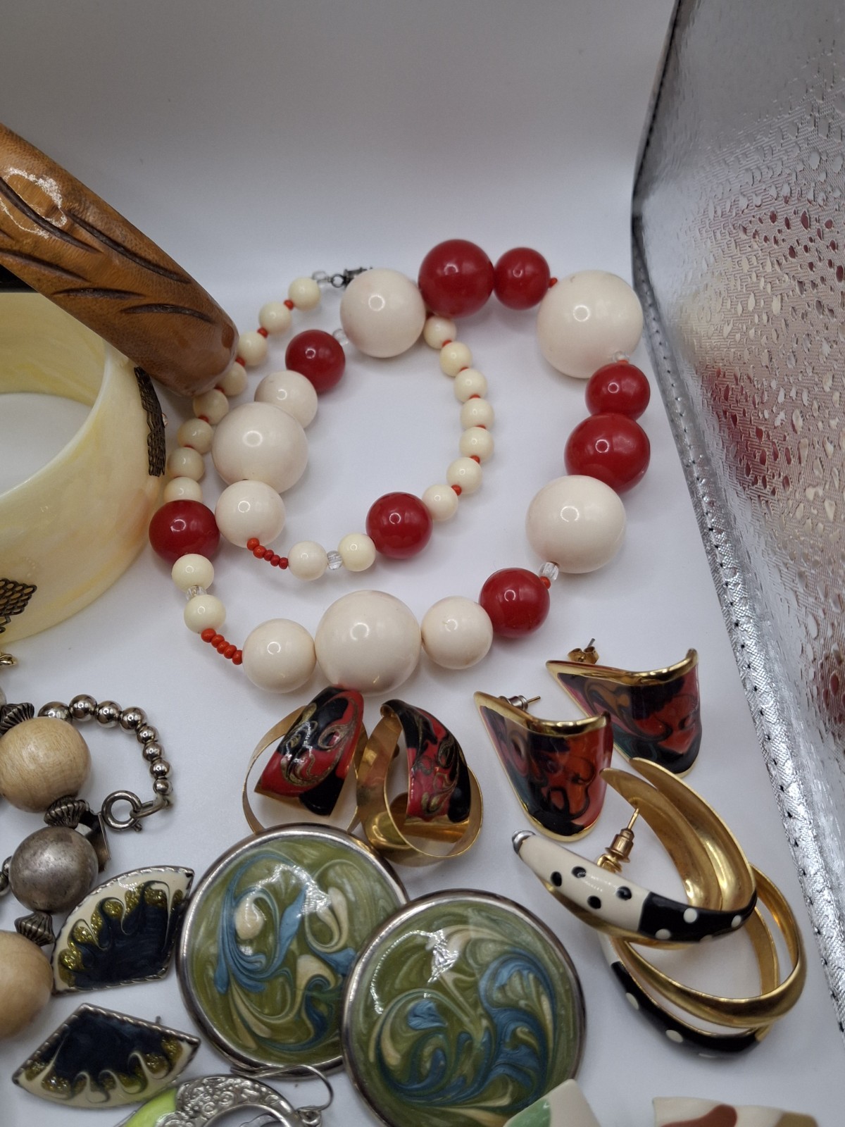 Costume Fashion Funky Retro Multicolor Wearable Mixed Materials Bead Jewelry Lot