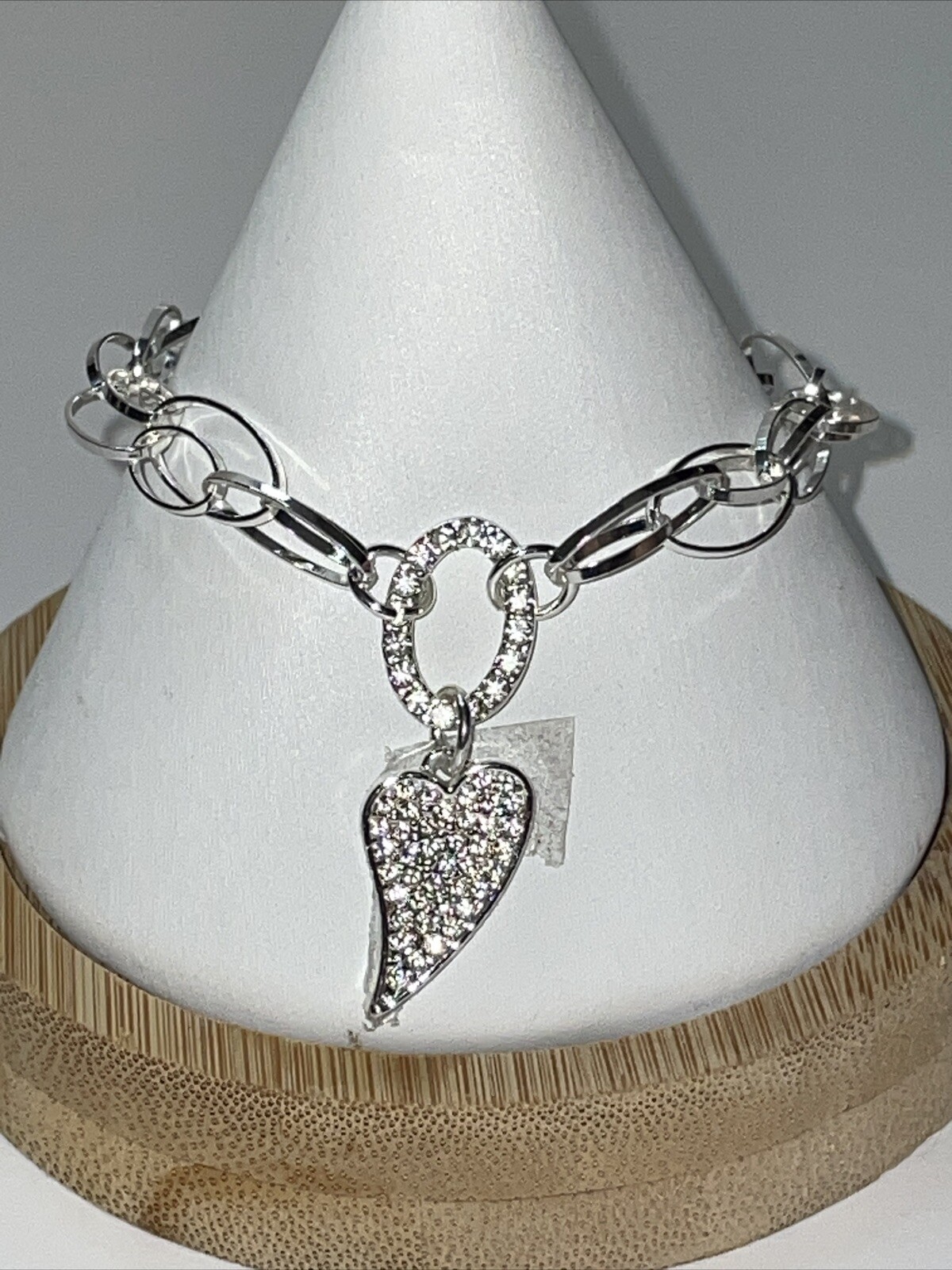 HSN Evolve John Edward Silvertone Hand On My Heart Fashion Jewelry Set READ A311