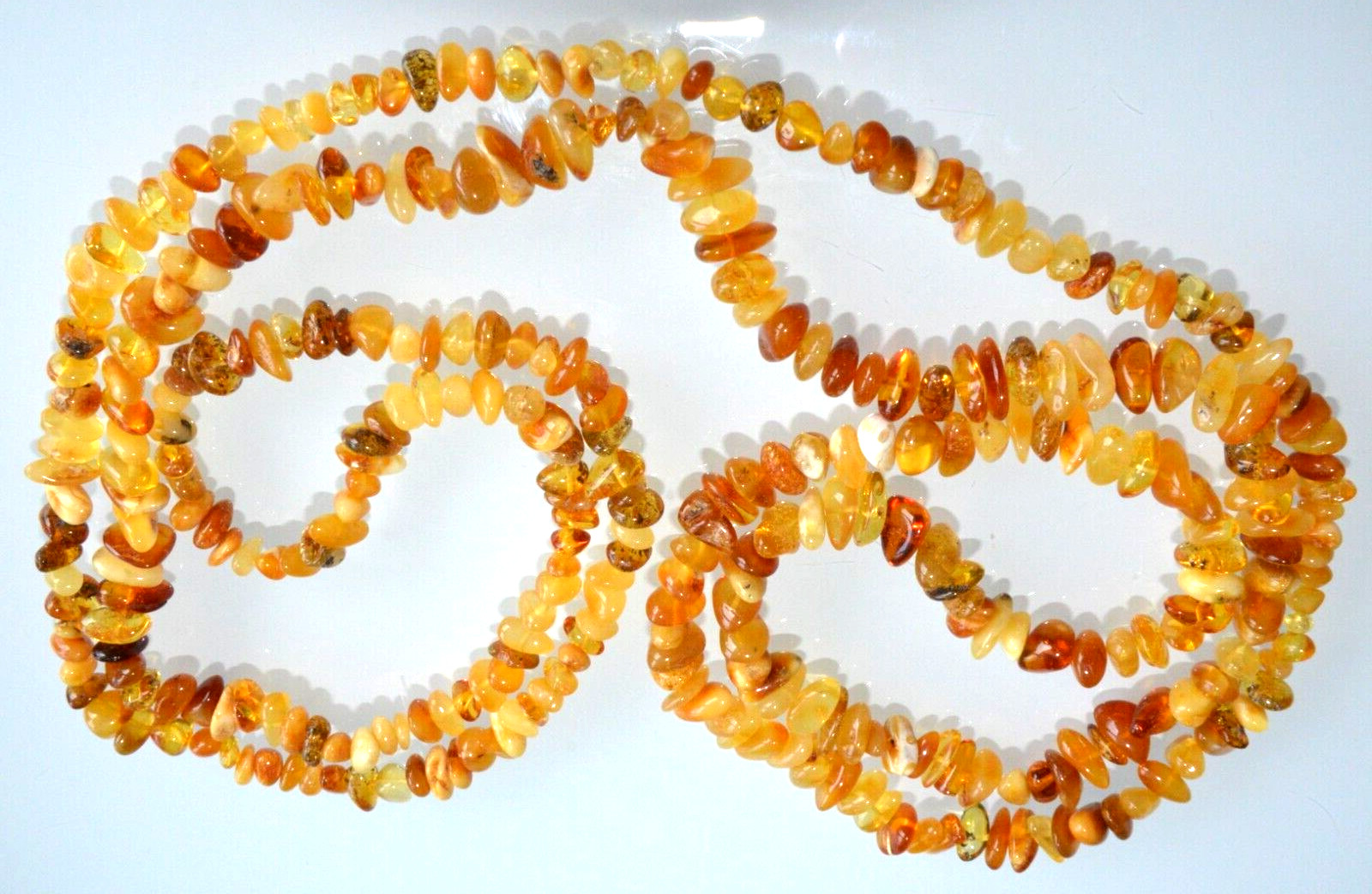 ✅135 cm=46gr RUSSIAN SOVIET BALTIC AMBER BEAD NECKLACE 琥珀 BRACELET STONE PENDANT