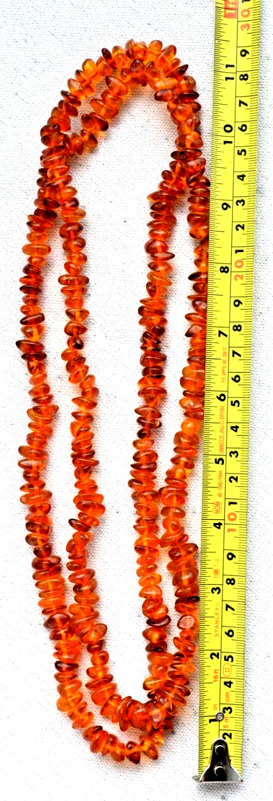 ✅118 cm=65gr RUSSIAN SOVIET BALTIC AMBER BEAD NECKLACE 琥珀 BRACELET STONE PENDANT