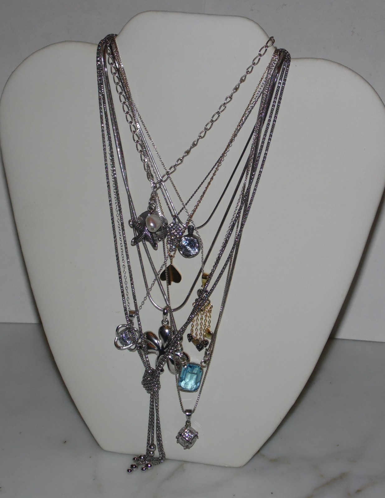 Vintage Jewelry Lot Sterling Silver 925 Wearable Signed Silpada Italy Necklace