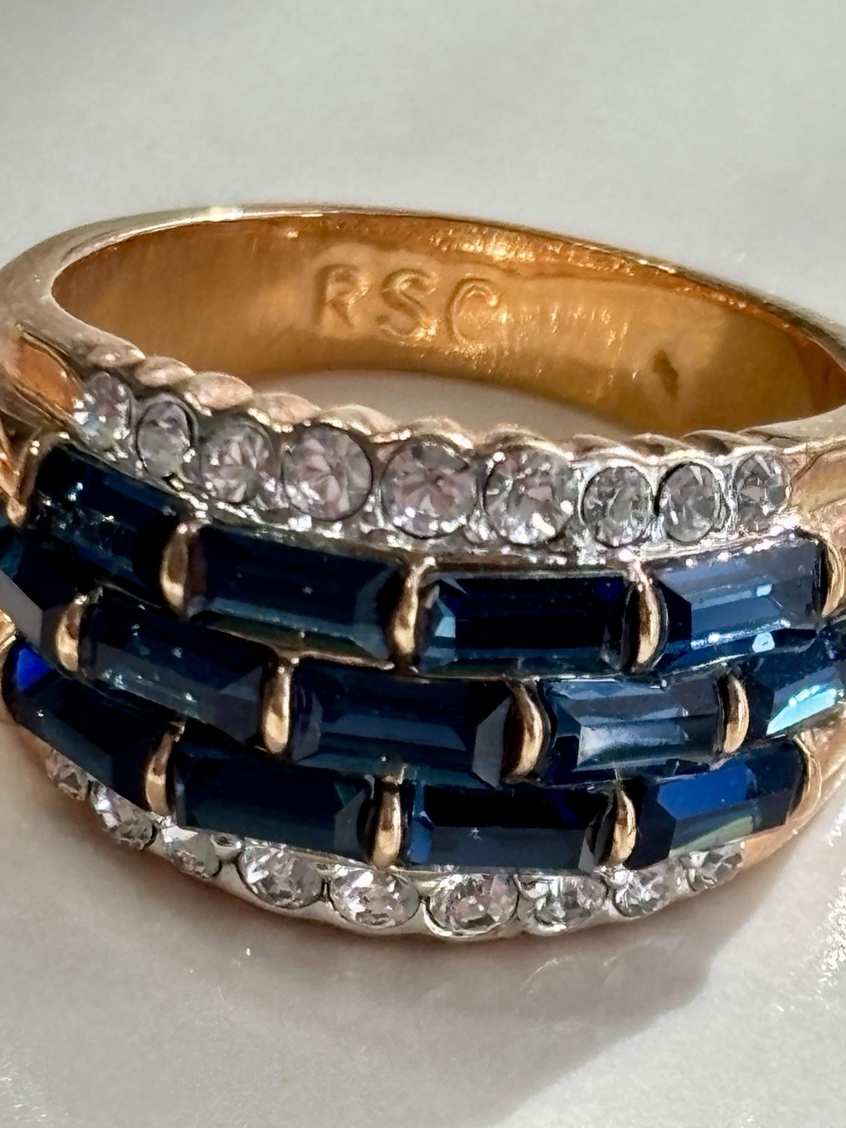 2 Silver RSC Rings Approximately 12 Grams Beautiful Shine!