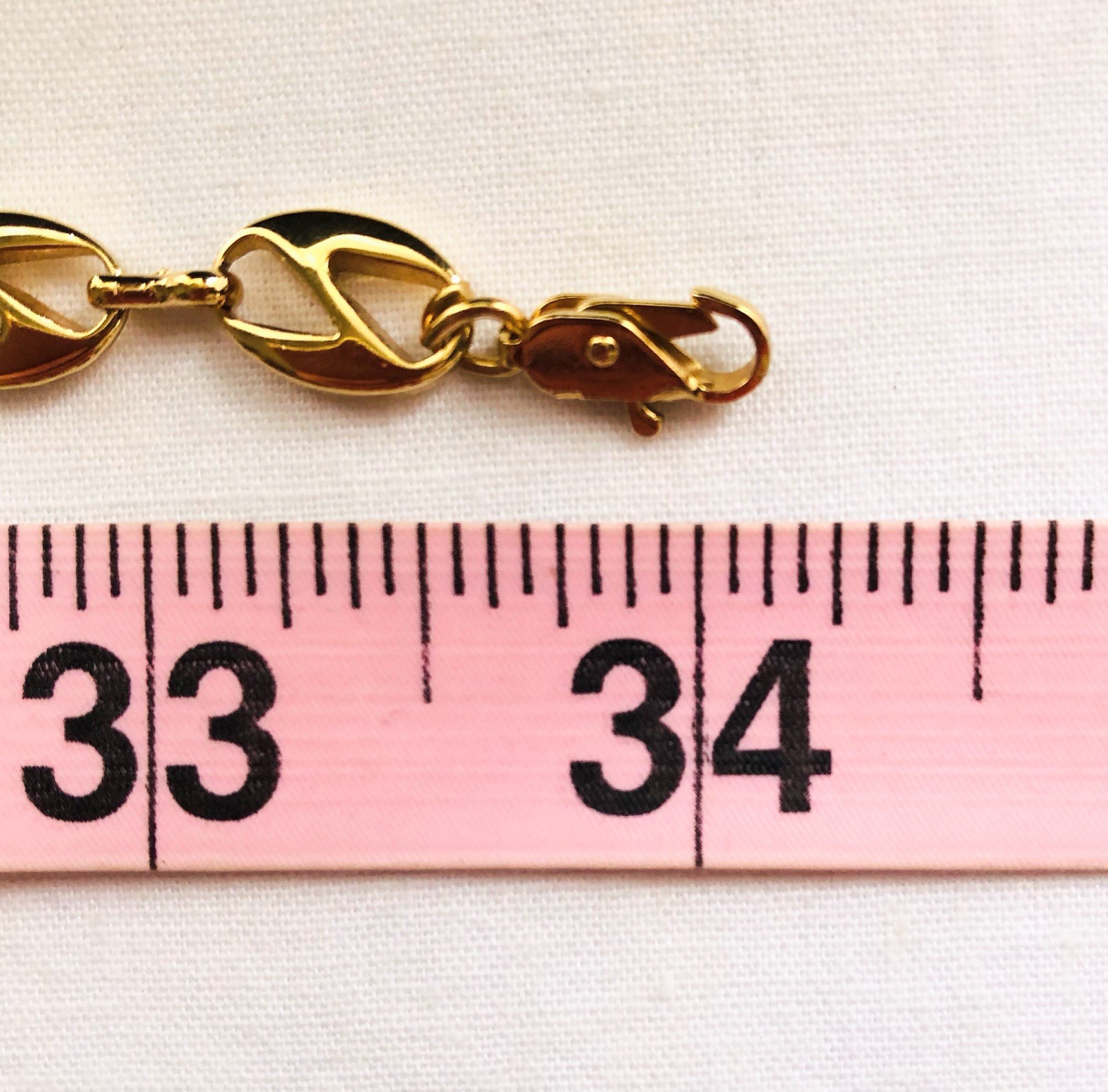 Mariner Anchor Chain Necklace Vintage Signed Classic Preppy Jewelry Gift 34”