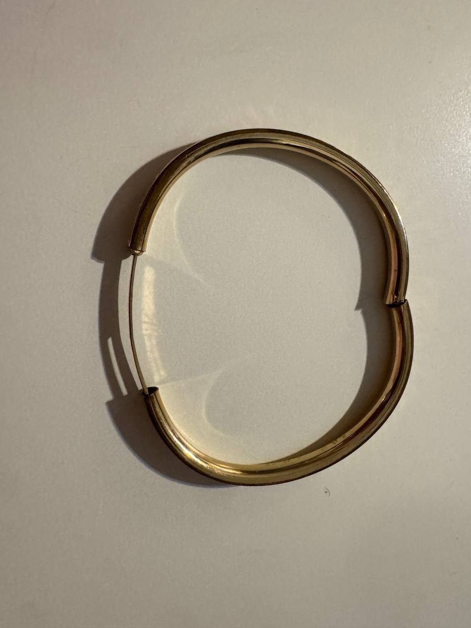 Vintage Ballou BAB Gold Filled Etched Hinged Bangle Bracelet Children’s