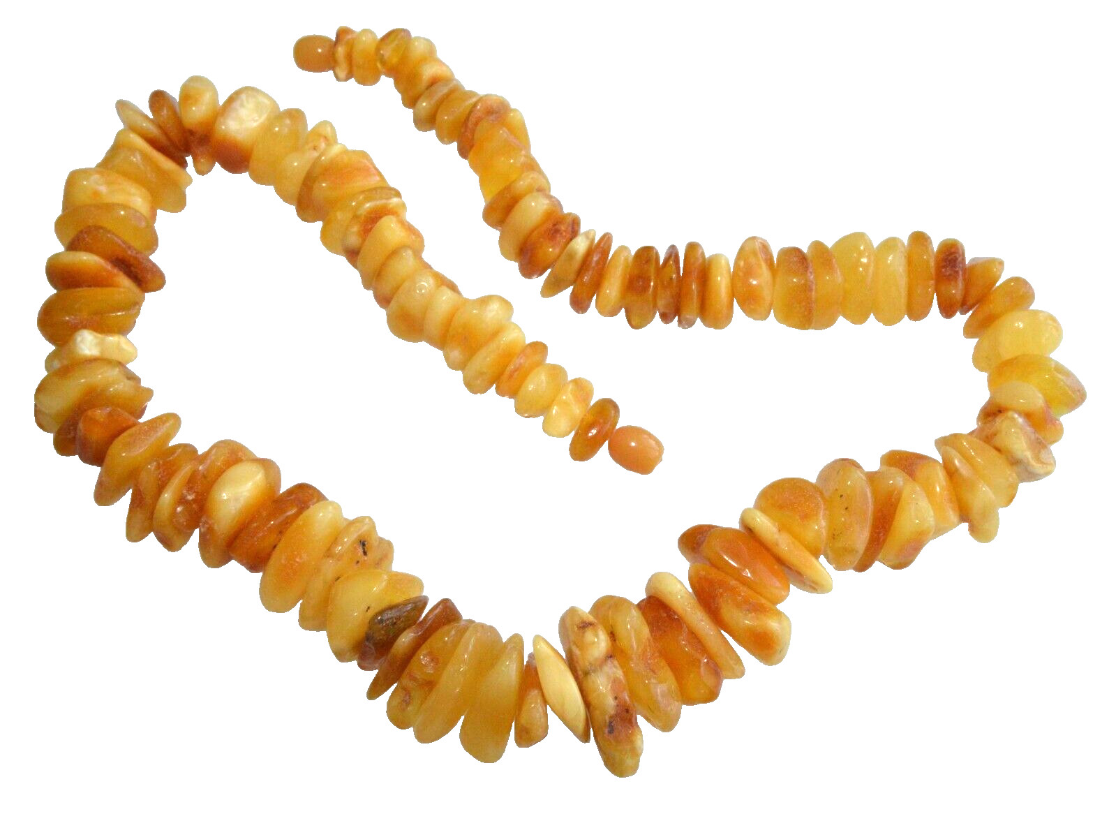 ✅48cm = 60gr RUSSIAN SOVIET BALTIC AMBER BEAD NECKLACE 琥珀 BRACELET STONE PENDANT