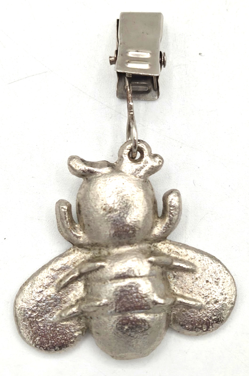 Vintage Tradewind Bay Pewter Bee 3D Tablecloth Weight Charm Brooch ⚡FREE SHIP⚡
