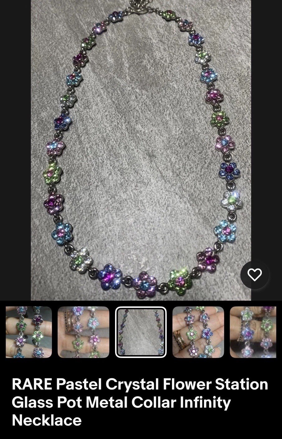 Vintage Cascading Chandelier Paste Dangle Couture Festoon Bib Dripping Necklace