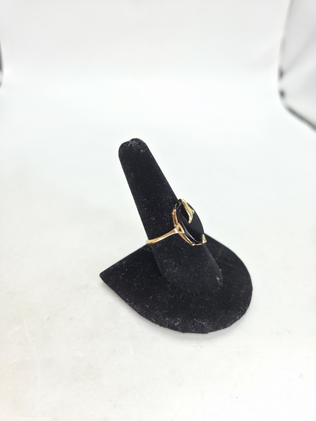 AVON Vintage 1978 “Night Flower” Ring Sz 9 Cocktail Ring Gold Tone