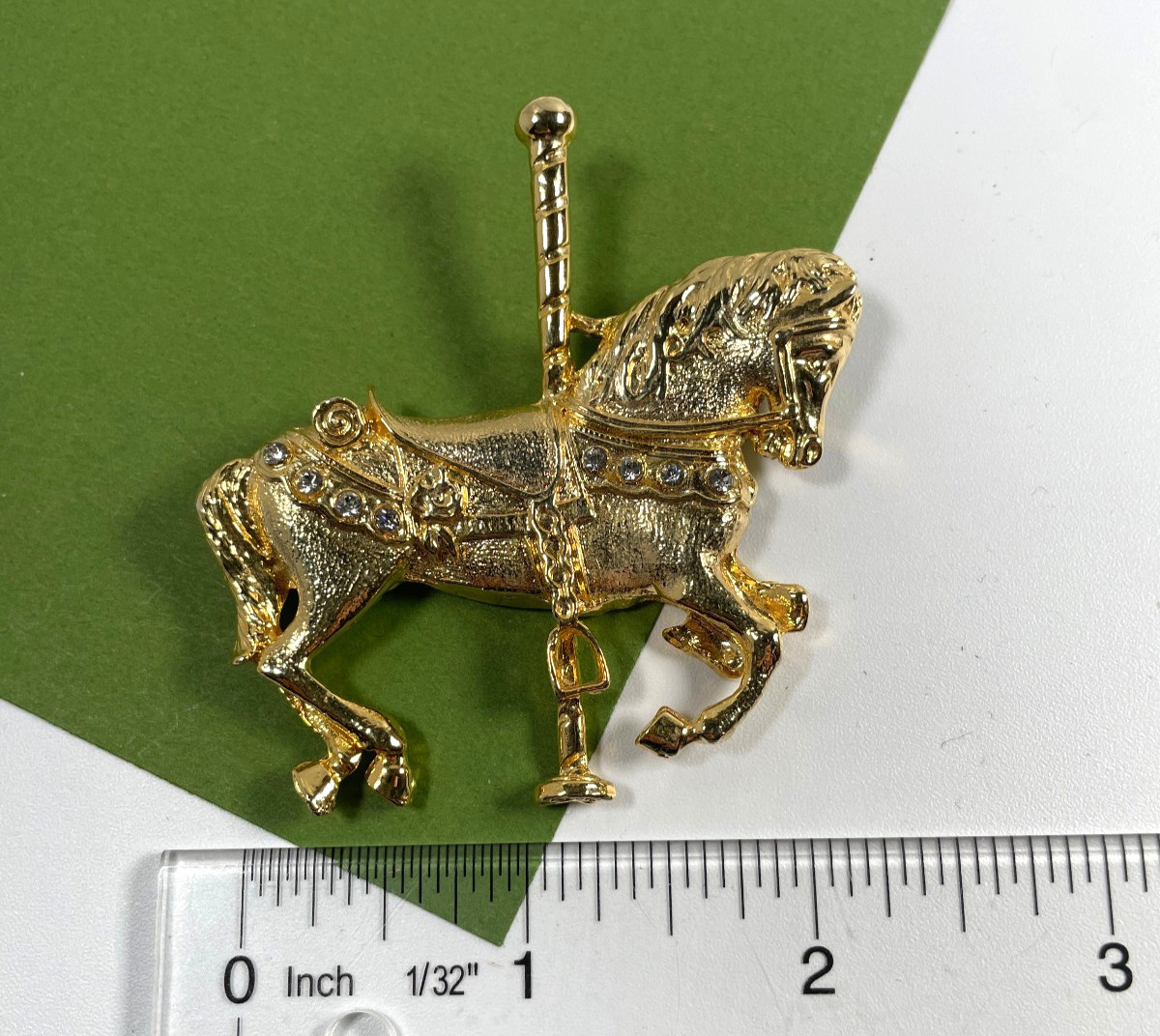 Vintage Brooch Pin JJ Cat Fishbowl, Hot Air Balloon, Cow, Carousel Horse Lot 4