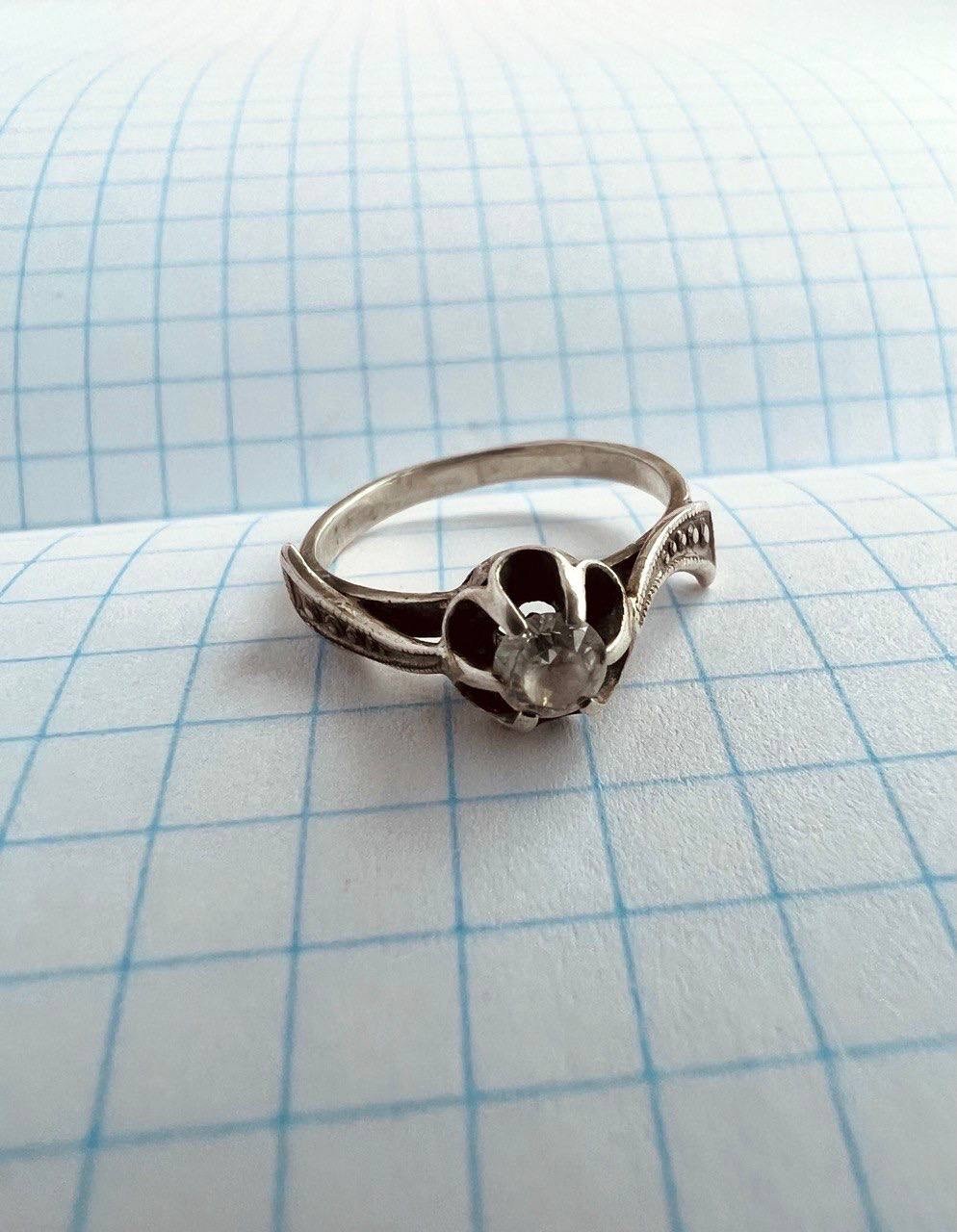 Vintage Ussr Silver 925 Ring Soviet Design Womens Size 5