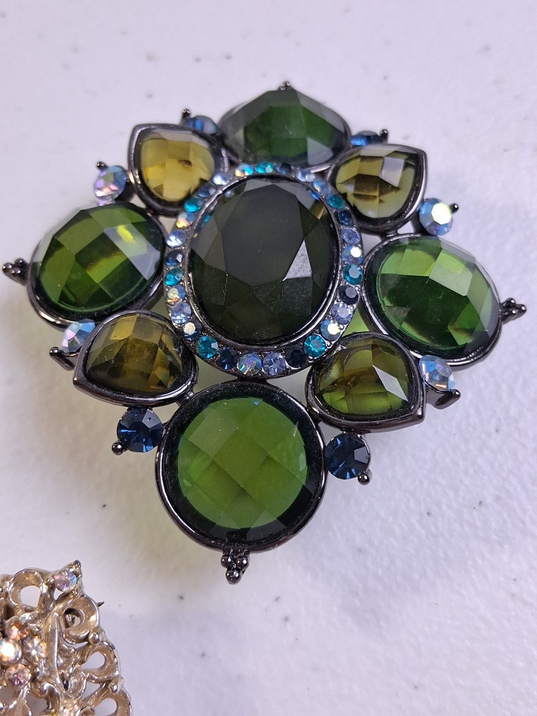 3 Vintage Brooches 1990s For Repair One Coro Signed See Details