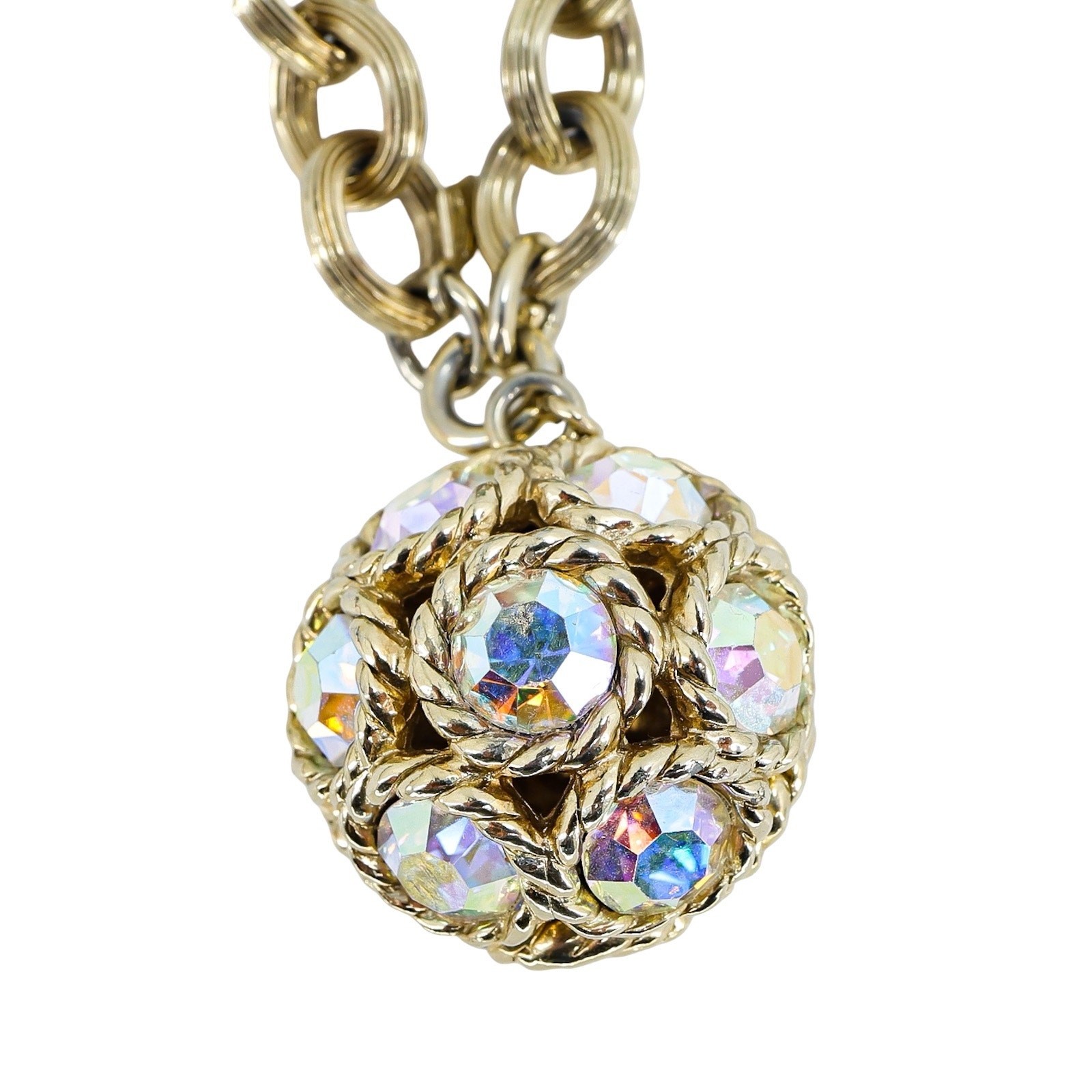 Sarah Coventry Dancing Magic Convertible Necklace Bracelet AB Rhinestones W Card