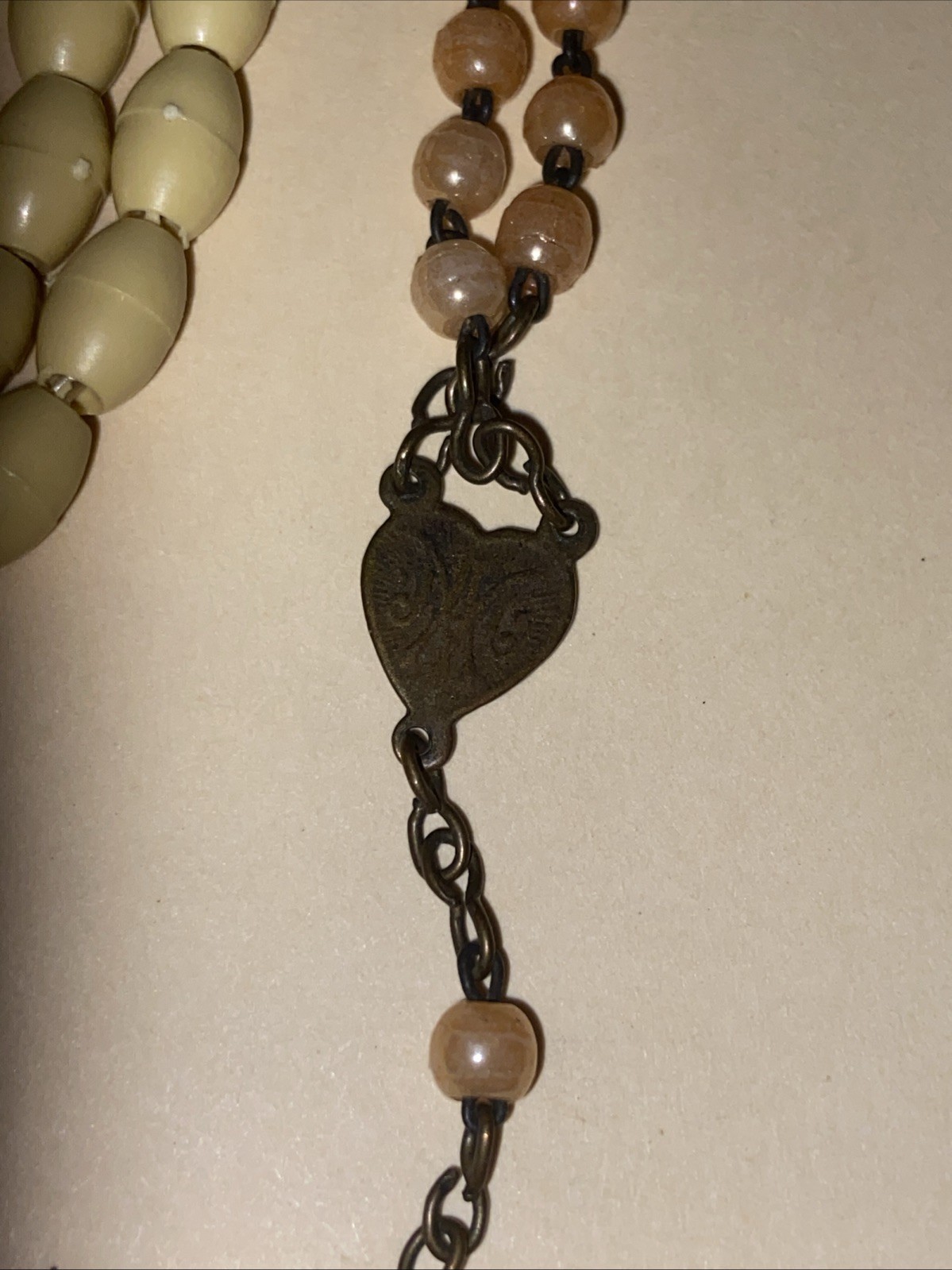 ESTATE SALE: Beaded & Chain Cross Rosary Lot-4