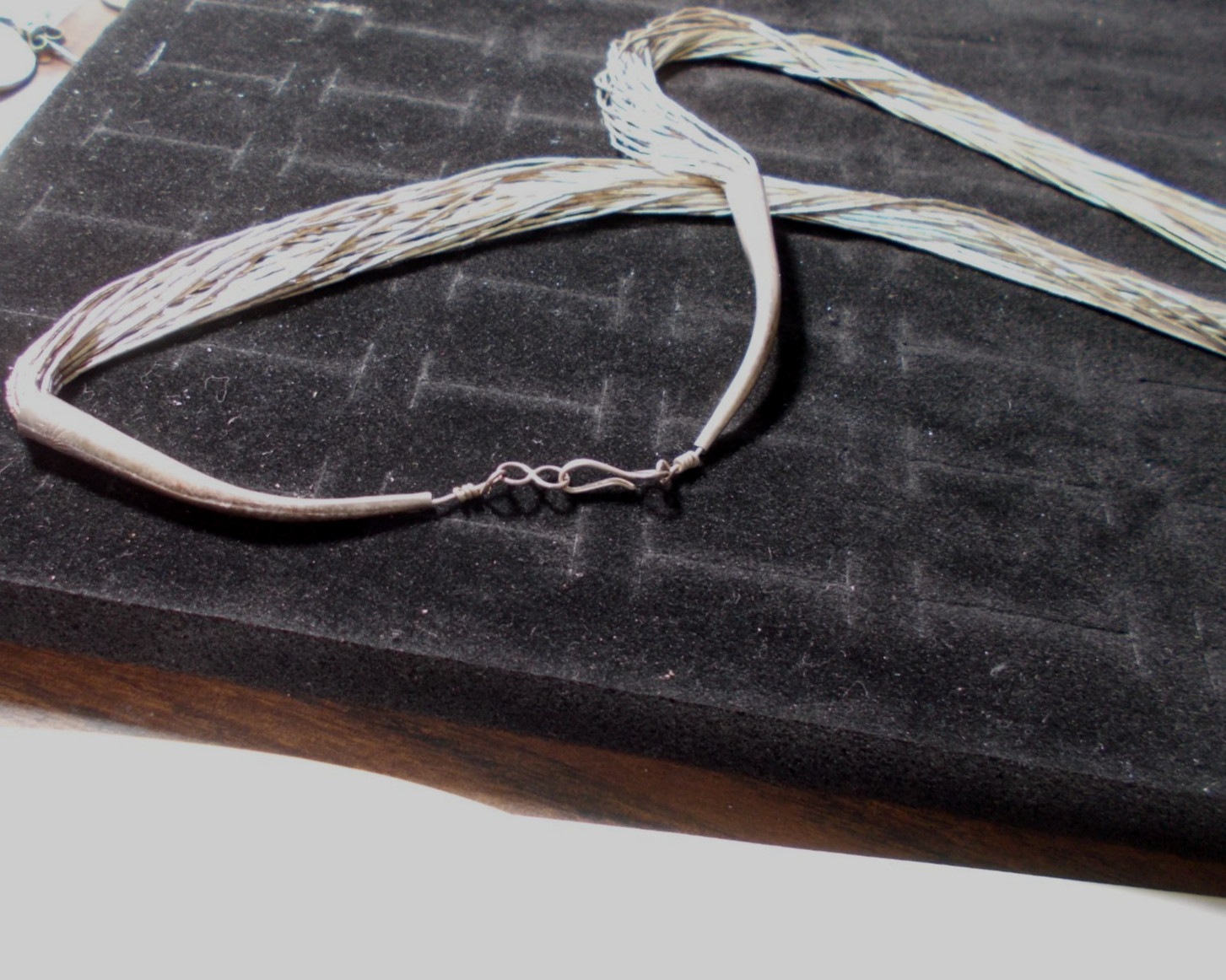 Antique 28 inch sterling necklace and Earring Set Absolutely Beautiful!
