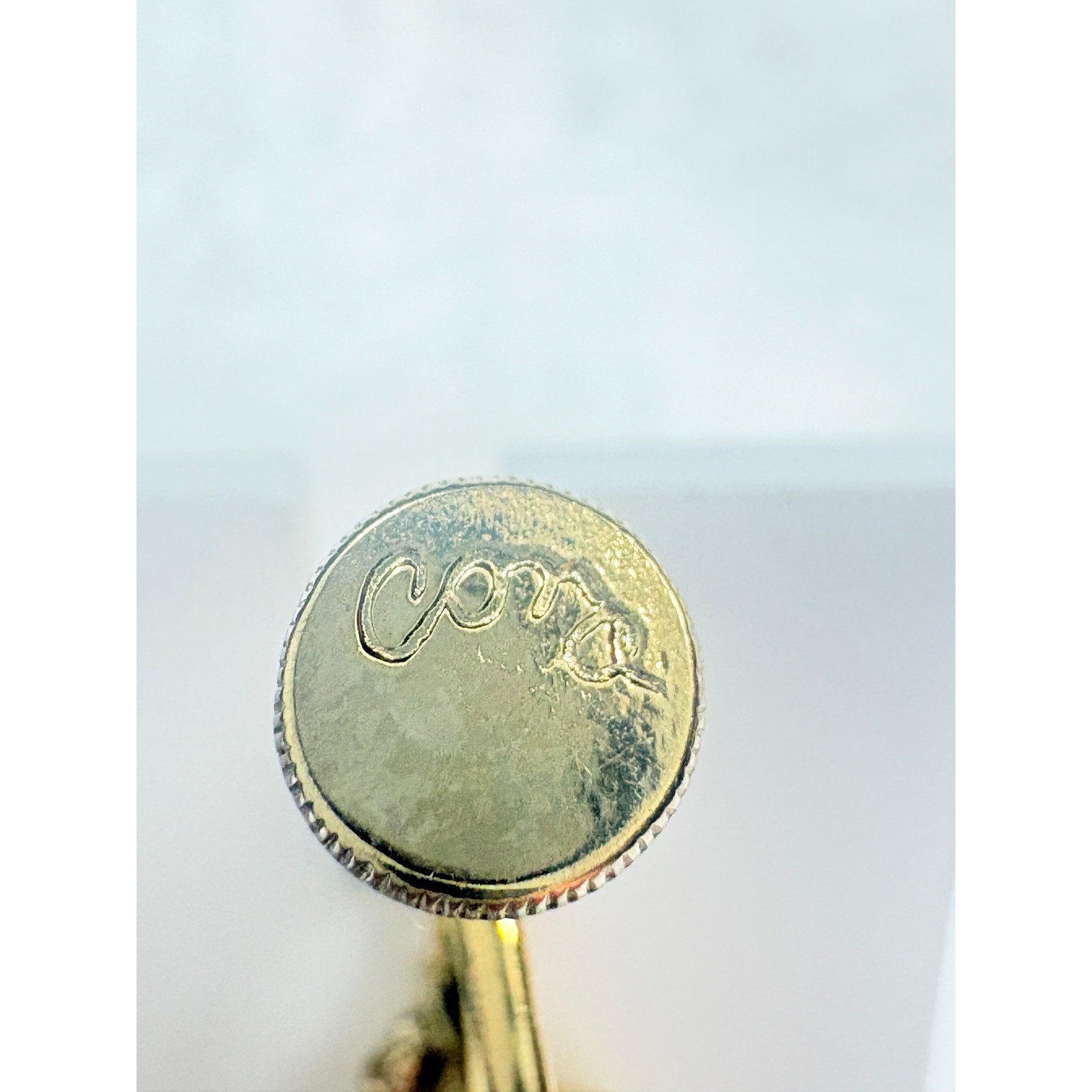1950s Signed Coro Gold-tone Knot Earrings Screw-back-Mid Century Jewelry