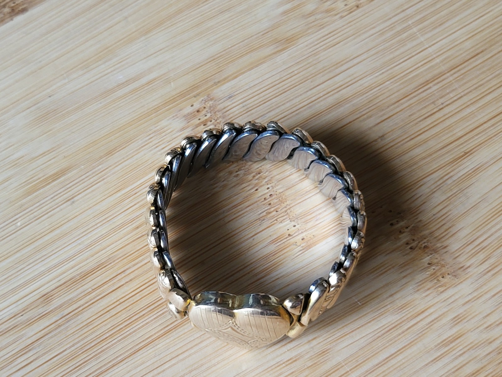Vintage Hall of Providence 12K GF SWEETHEART EXPANDING BRACELET