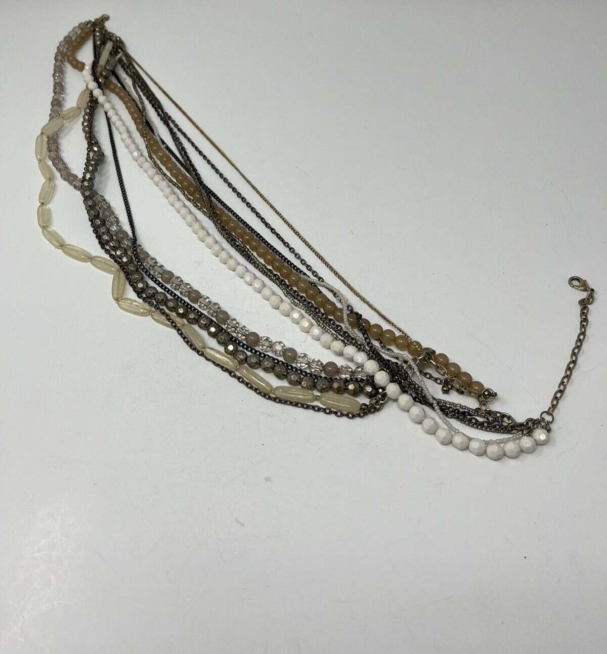 Lot Of 7 Vintage Necklaces 1 Monet 1 Avon 5 Unbranded Mixed Lot