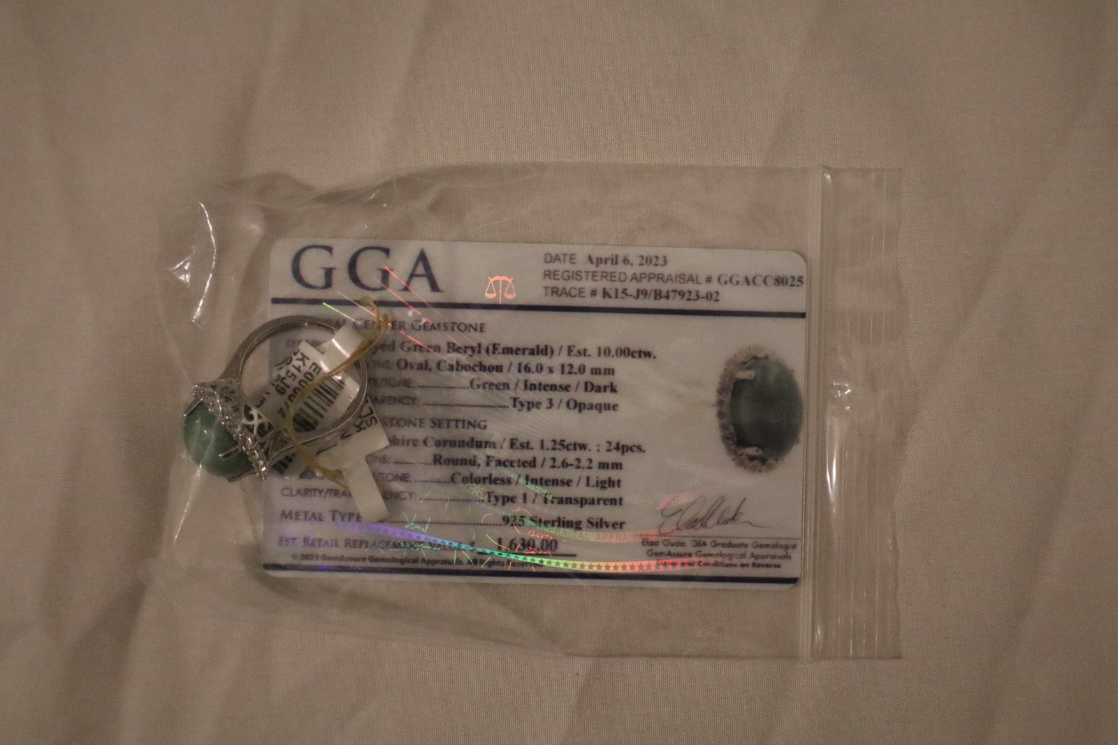 Dyed Green Beryl Emerald Gemstone