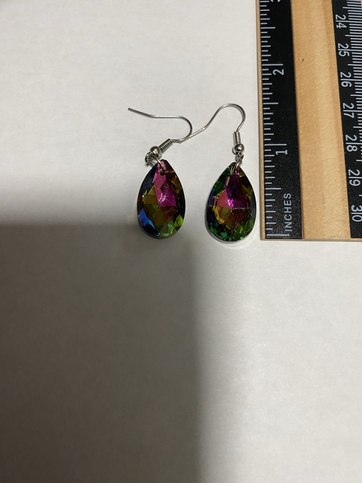 Vintage Dangle Colorful Pierced Earrings