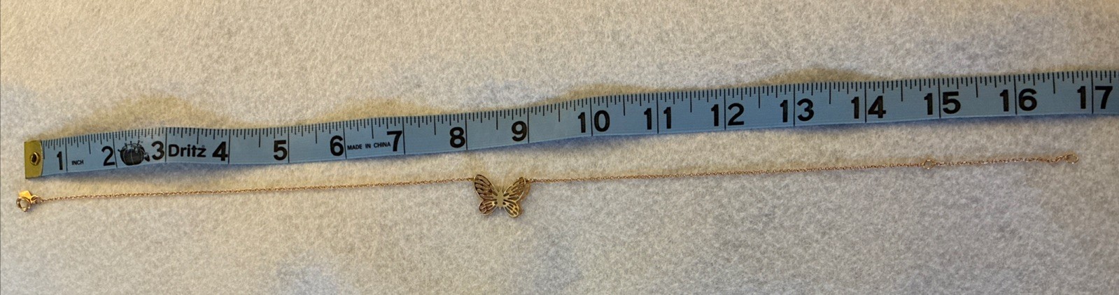 Vintage Sarah Coventry Two-Tone Butterfly 15-17 Inch Necklace (1980)