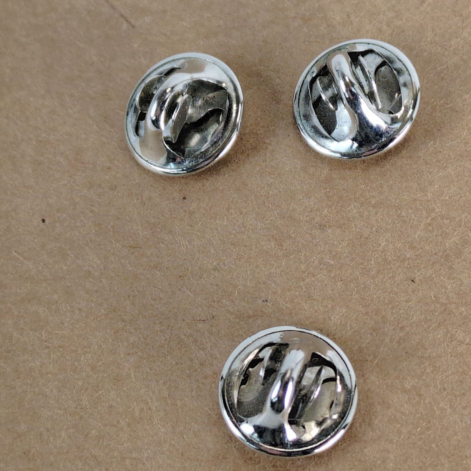 Set 3 Jim Clift Pewter Garden Lapel Tack Pins, Vintage 90s, Watering Can Flowers