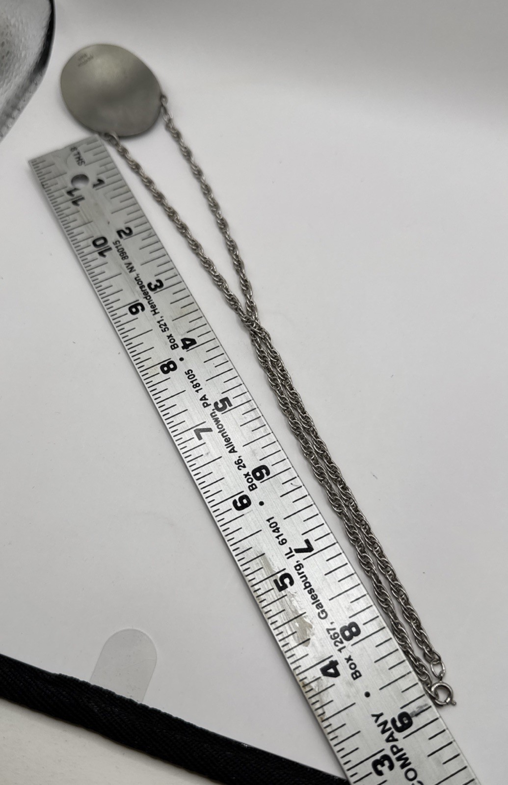 Pewter BDA Bard Singer Two Women 18” Chain Whimsical Vintage